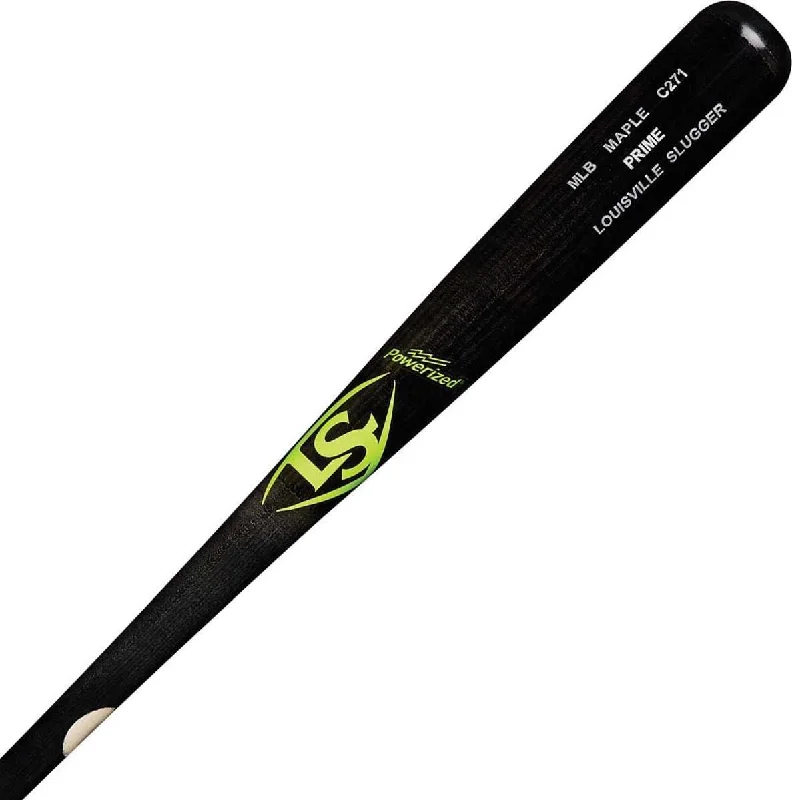 Baseball Bat With Flash Sales-Louisville Slugger MLB Prime Maple C271 Bat - Bk Neon Yellow