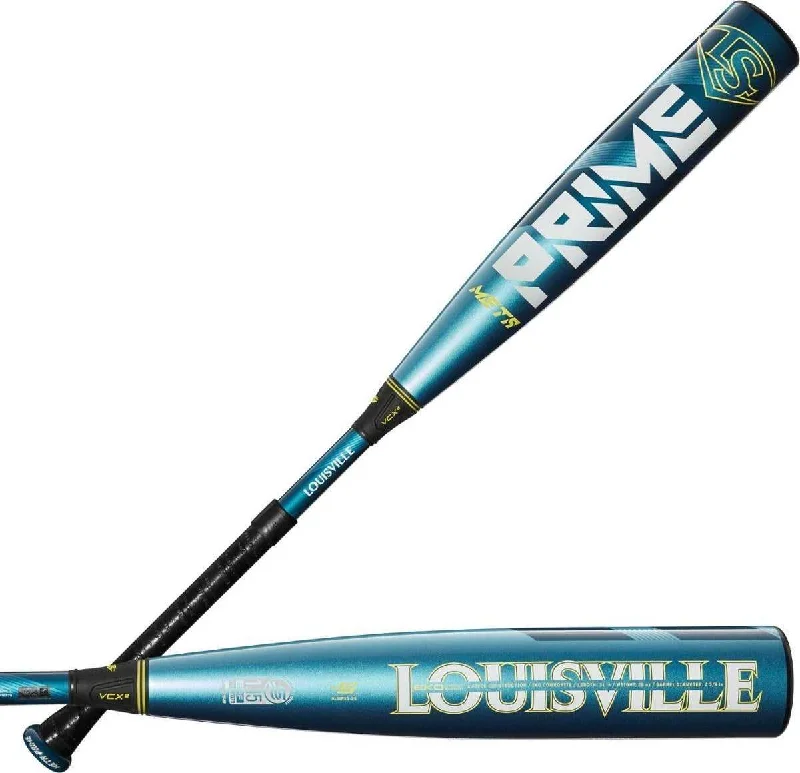 Baseball Bat With Kids’ Size-Louisville Slugger 2025 Meta Prime (-5) USSSA Bat WBL2972010 - Black Blue