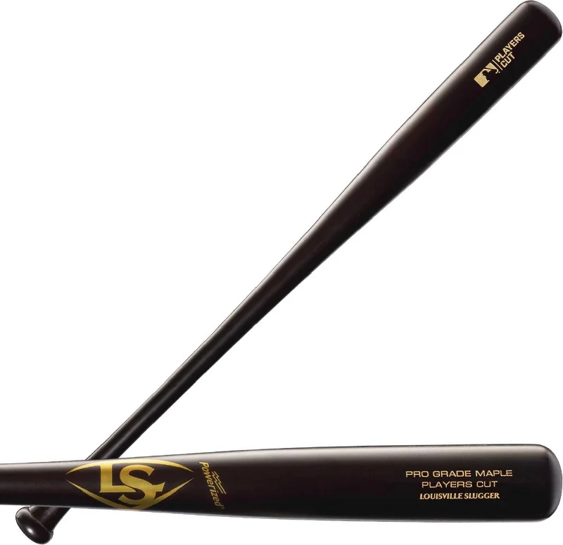 Baseball Bat With Fall Tones-Louisville Slugger Players Cut Maple Endloaded Bat - Dark Gray