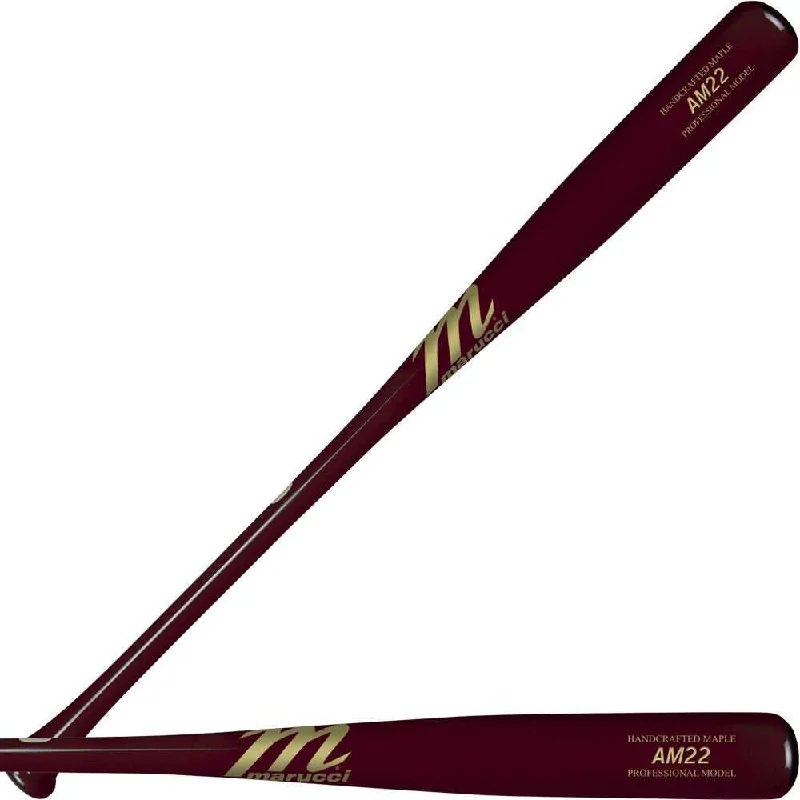 Baseball Bat With Durable Coating-Marucci Andrew Mccutchen Pro Model Maple Bat MVE3AM22 - Cherry