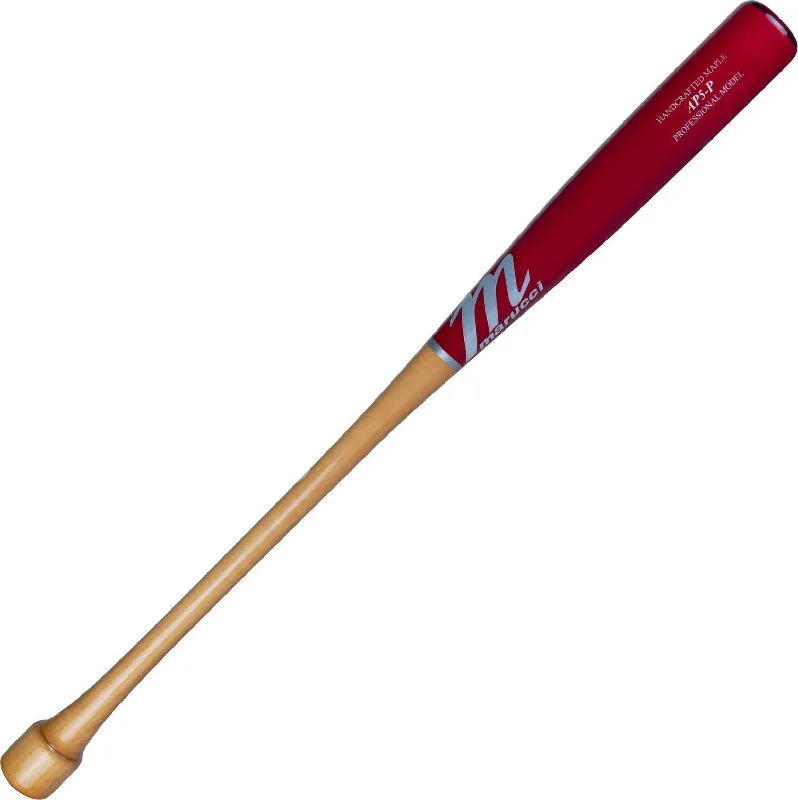 Baseball Bat For Group Drills-Marucci AP5 Albert Pujols Pro Puck Knob Maple Wood Bat MVE4AP5P-HN/LC - Honey Light Cherry