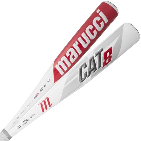 Baseball Bat For Casual Fun-Marucci CAT8 (-10) USSSA 2 3/4" Bat - White Red