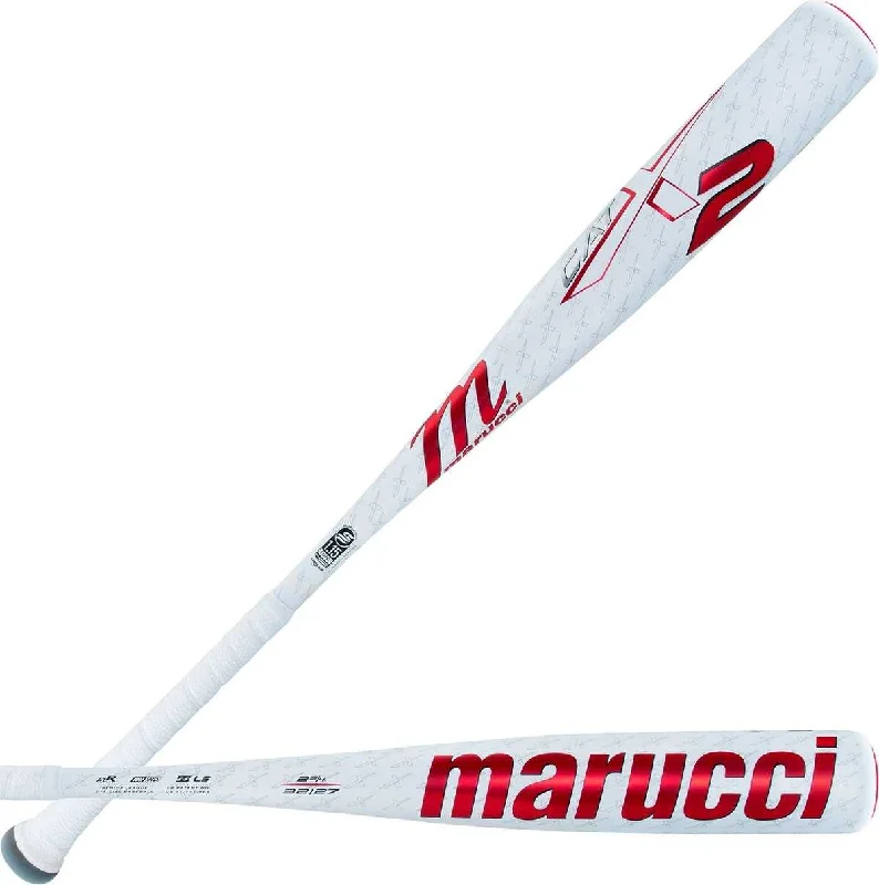 Baseball Bat With Coach Approval-Marucci CATX2 USSSA (-5) Bat - White Red