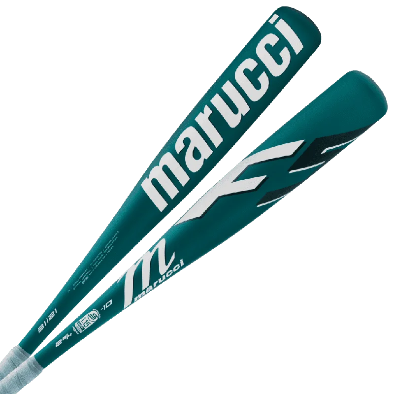 Baseball Bat With Small Town Charm-Marucci F54 USSSA (-10) 2 3/4 Barrel Bat  - White Green