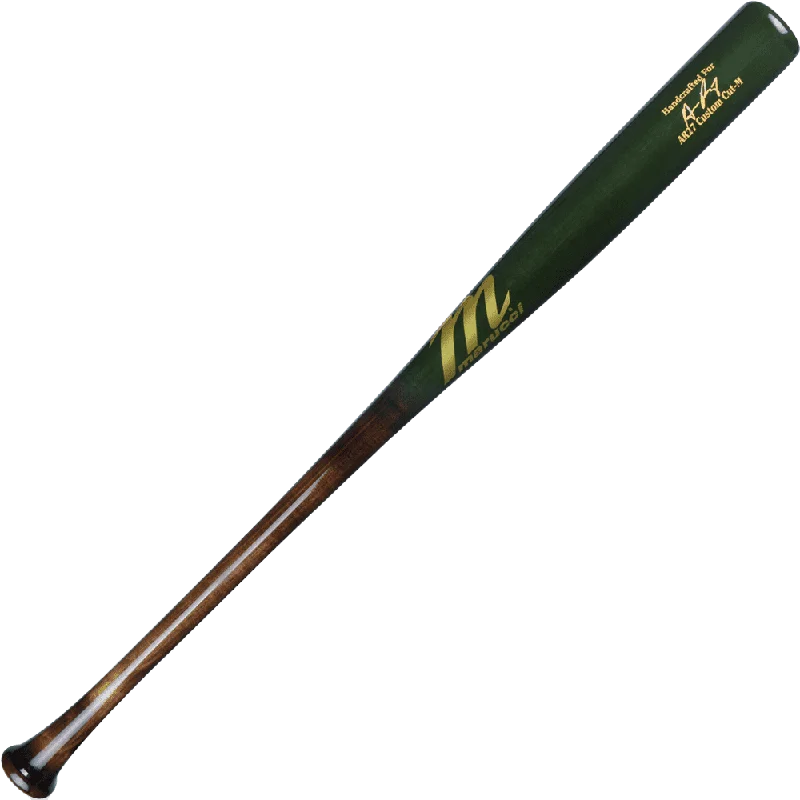 Baseball Bat For Grounders-Marucci Pro Exclusive RILEY27 Maple Wood Bat MVE4RILEY27-FFSG - Flame Fade Swamp Green