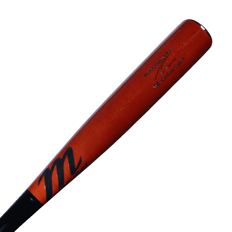 Baseball Bat For Base Hits-Marucci Trea Turner TVT Pro Exclusive Bat - Black Burnt Orange