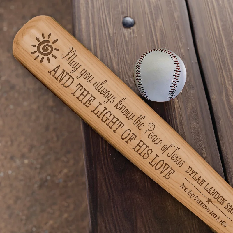 Baseball Bat With Limited Drops-Personalized Baseball Bat Baptism Gifts For Boys - May You Always Know