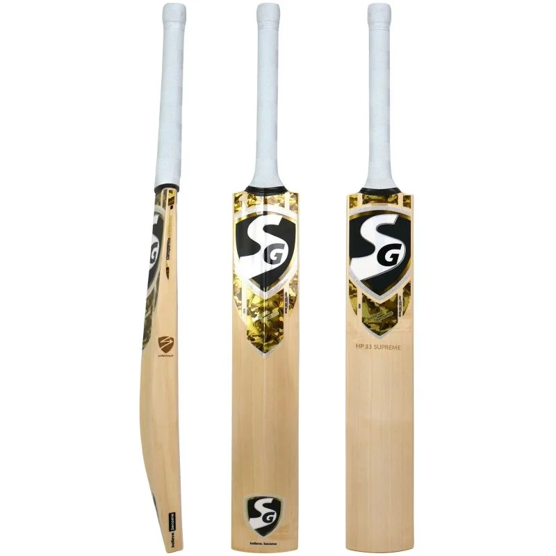 Baseball Bat For Singles Play-SG HP33 Supreme Adults Cricket Bat