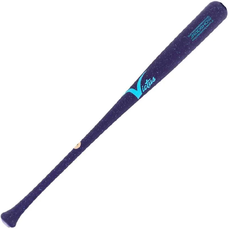 Baseball Bat With Shock Absorption-Victus JROD SHOW Pro Reserve Maple Bat - Purple Columbia Blue