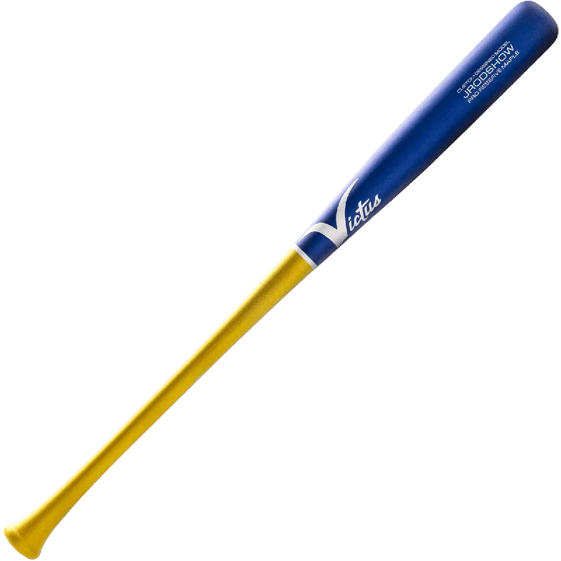 Baseball Bat For College Players-Victus JROD SHOW Pro Reserve Maple Bat - Yellow Royal