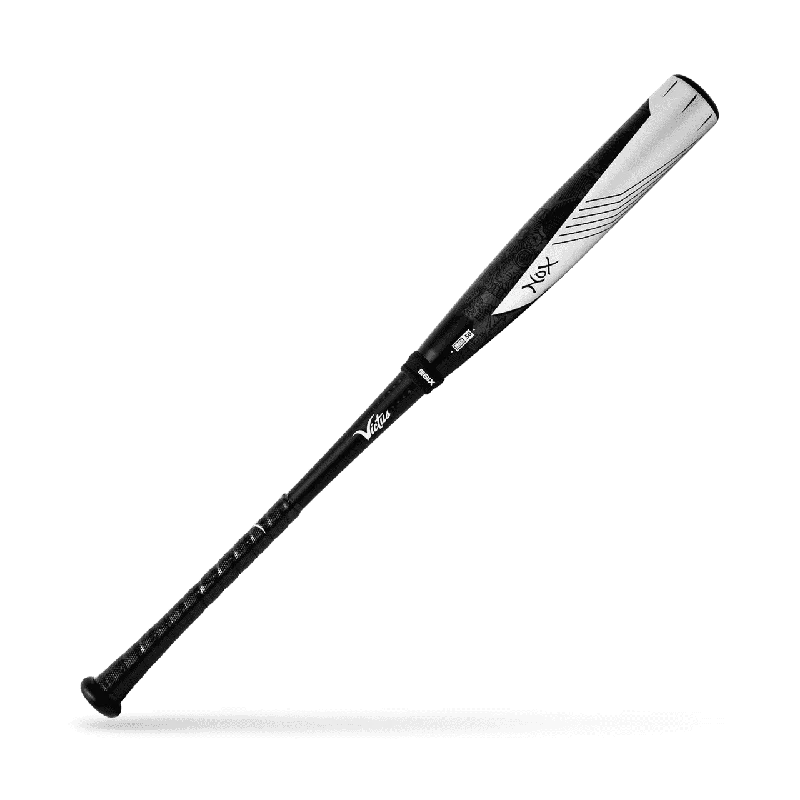 Baseball Bat With Durable Barrel-Victus NOX BBCOR (-3) Bat - Black White