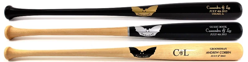 Baseball Bat With Smooth Feel-Custom Wedding Bat