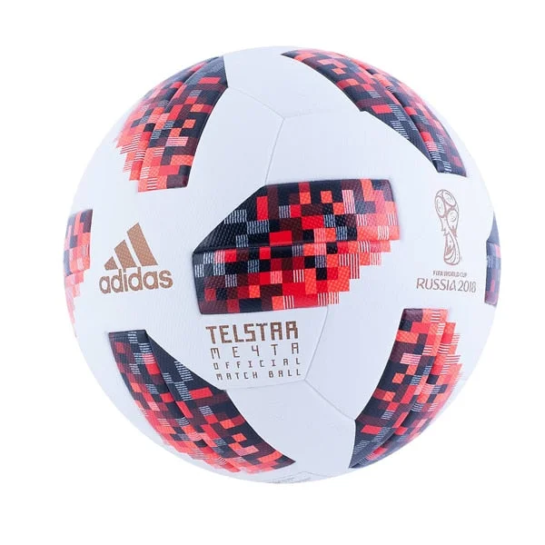 Football With Bold Designs-adidas FIFA World Cup Knockout Official Match Ball