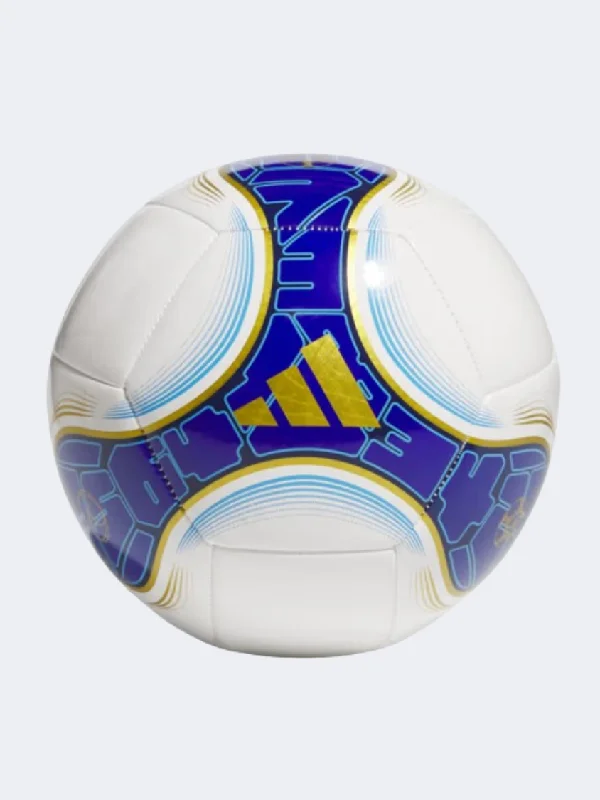 Football With Spiral Control-Adidas Messi Club Unisex Football Ball White/Ink/Blue