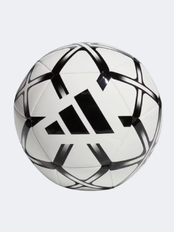 Football With Anti-Slip Surface-Adidas Starlancer Club Unisex Football Ball White/Black