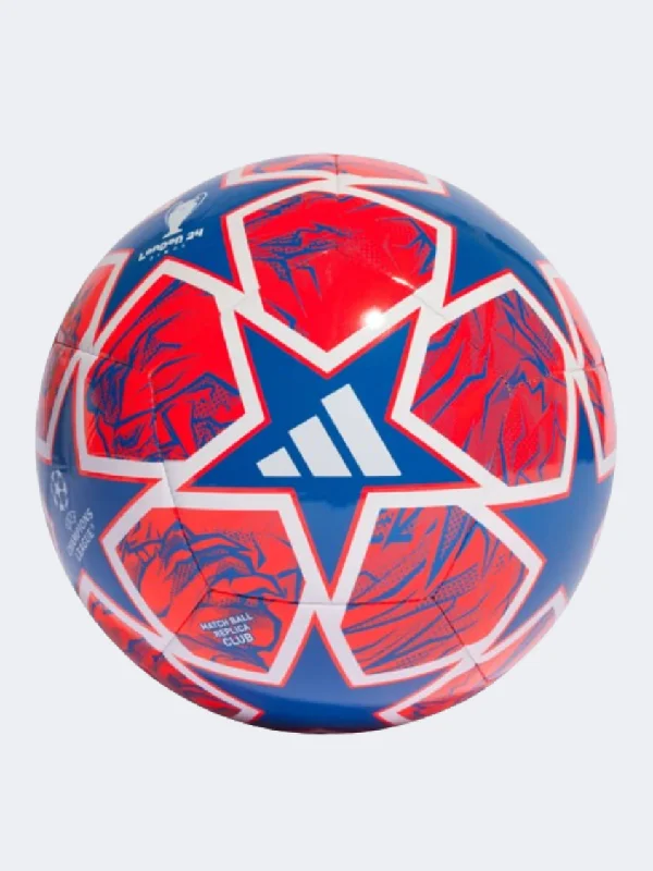 Football For Beginners-Adidas Uefa Champions League Club Knockout Unisex Football Ball Blue/Red/White