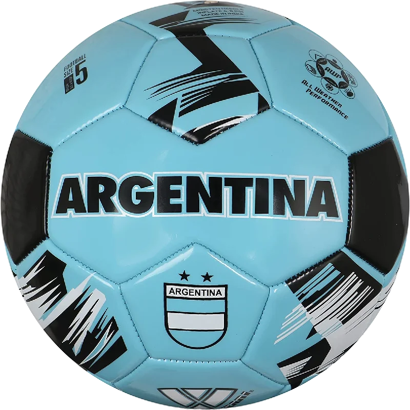 Football With Rubber Grip-Argentina Country Ball