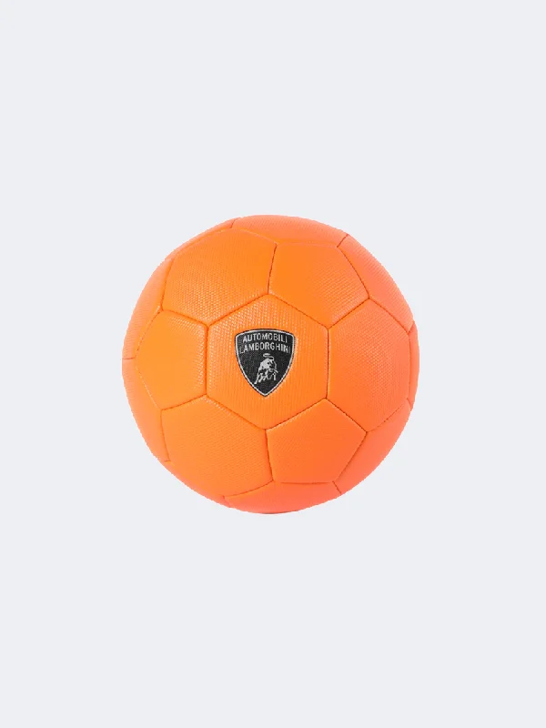 Football With Regulation Weight-Lamborghini Football Ball Orange