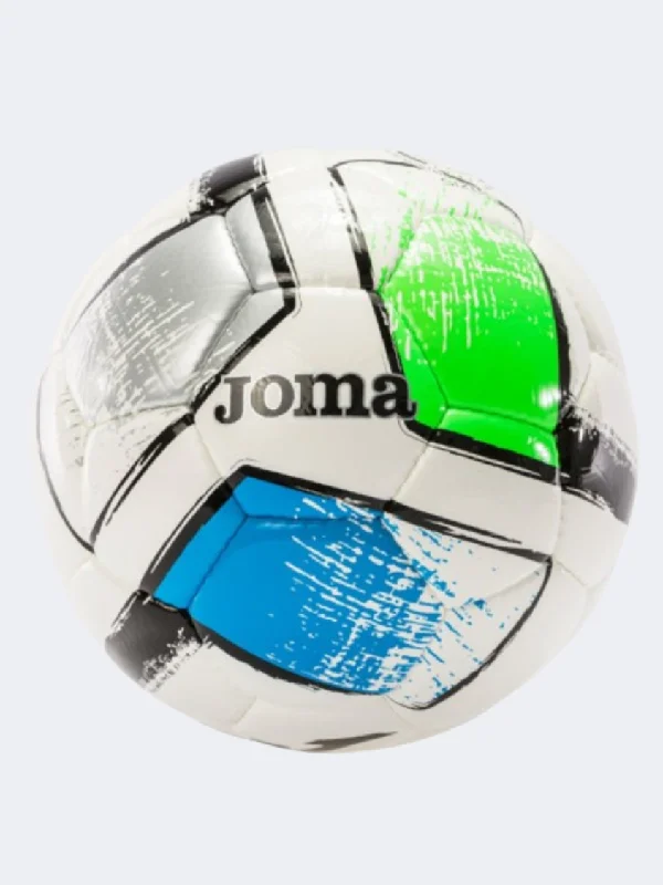 Football With Modern Grip-Joma Dali Ii Football Ball White/Green/Blue