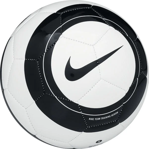 Football For Muddy Play-Nike Aerow Training Ball White/Black