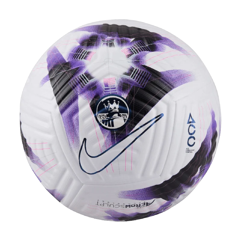 Football With Champion Design-Nike Premier League Flight Match Ball