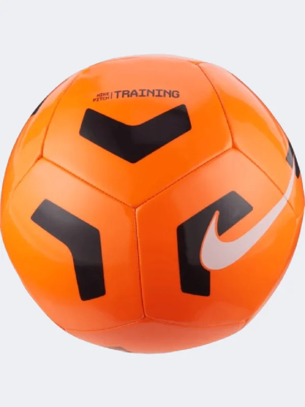 Football With Size 9-Nike Pitch Train Unisex Football Ball Orange/Black/White