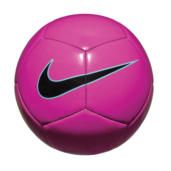 Football For Summer Camps-Nike Pitch Training Ball Fusion Pink/ Aurora Green/Black