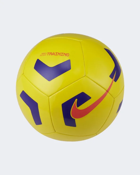 Football With Pre-Inflated Design-Nike Pitch Unisex Football Ball Yellow/Violet Cu8034-720