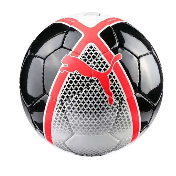 Football With Team Branding-PUMA Futsal Trainer Ball White/Red Blast/Black