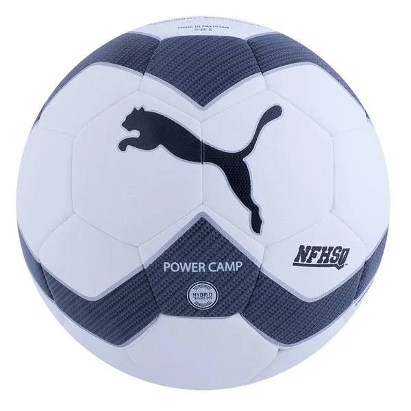 Football For Junior Leagues-PUMA Powercamp 2.0 Training Ball White/Black