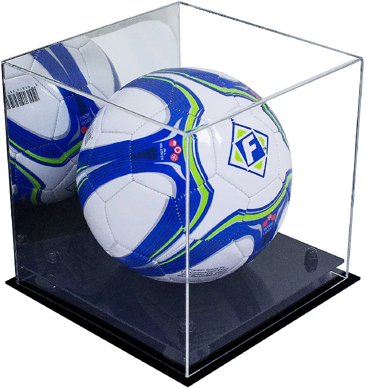 Football For Group Play-Acrylic Soccer Ball Display Case - Mirror (B02/A027)