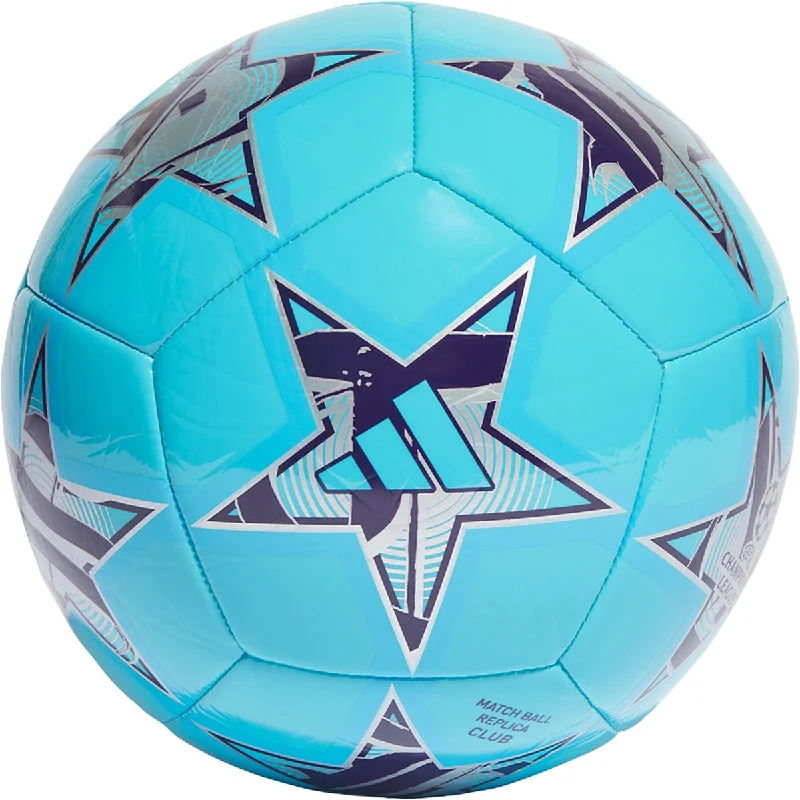 Football For All Positions-Adidas Champions League Club Soccer Ball 2024-Blue/Purple