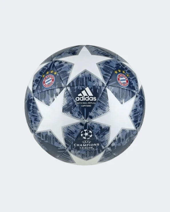 Football For All Positions-Adidas Fc Bayern Capitano Unisex Football Ball Blue/White