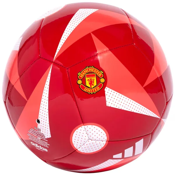 Football With Rookie Players-adidas Manchester United Club Home Ball 24/25 (Red)