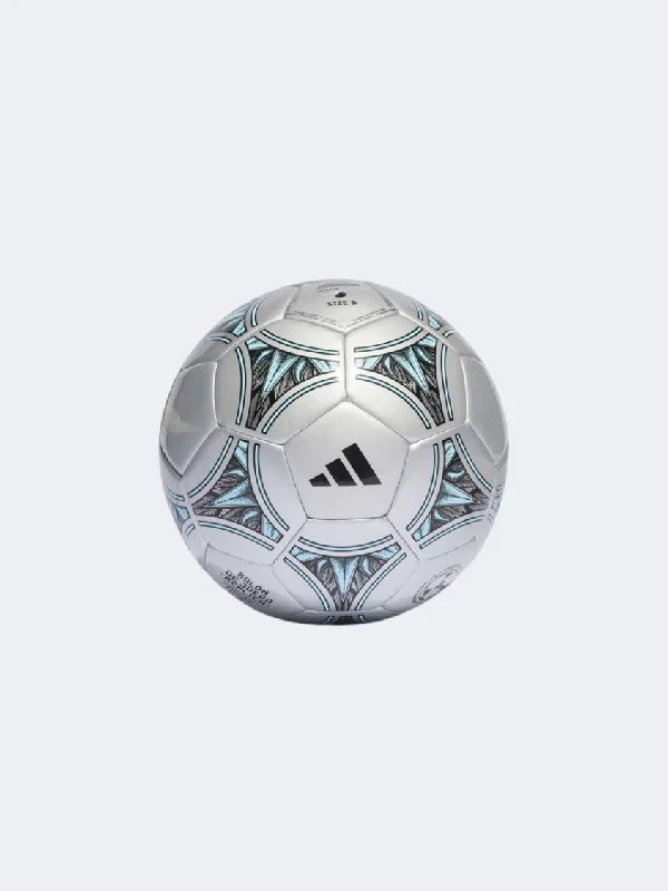 Football For Winter Leagues-Adidas Messi Clb Unisex Football Ball Silver/Blue/Black