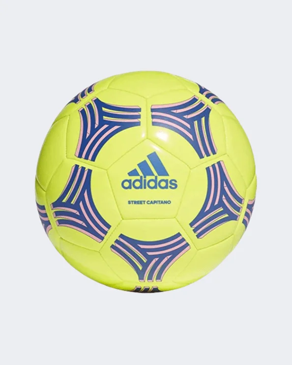 Football For Kickers-Adidas Tango Street Capitano Unisex Football Ball Neon Yellow