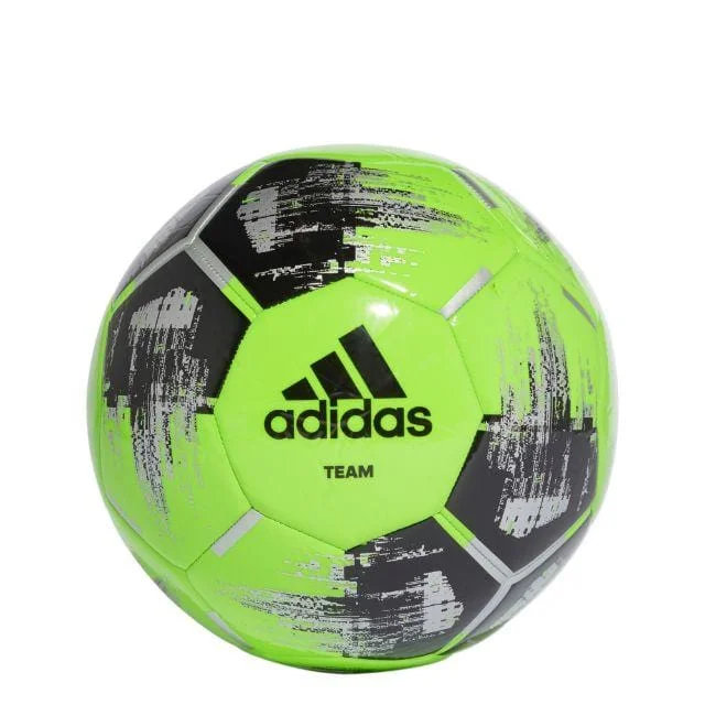 Football For Pickup Games-Adidas Team Glider Unisex Football Ball Green/Black Dy2506