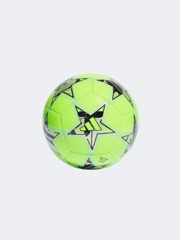 Football With Dry Grip-Adidas Ucl Clb Unisex Football Ball Green/Black/Silver