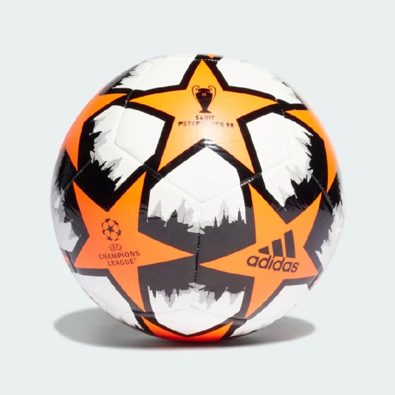 Football In White-Adidas Ucl Club St. Petersburg Unisex Football Ball Orange/White