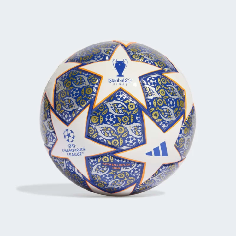 Football For Tournaments-Adidas UCL Istanbul Final Mini Ball Unisex 2023 Champions League White