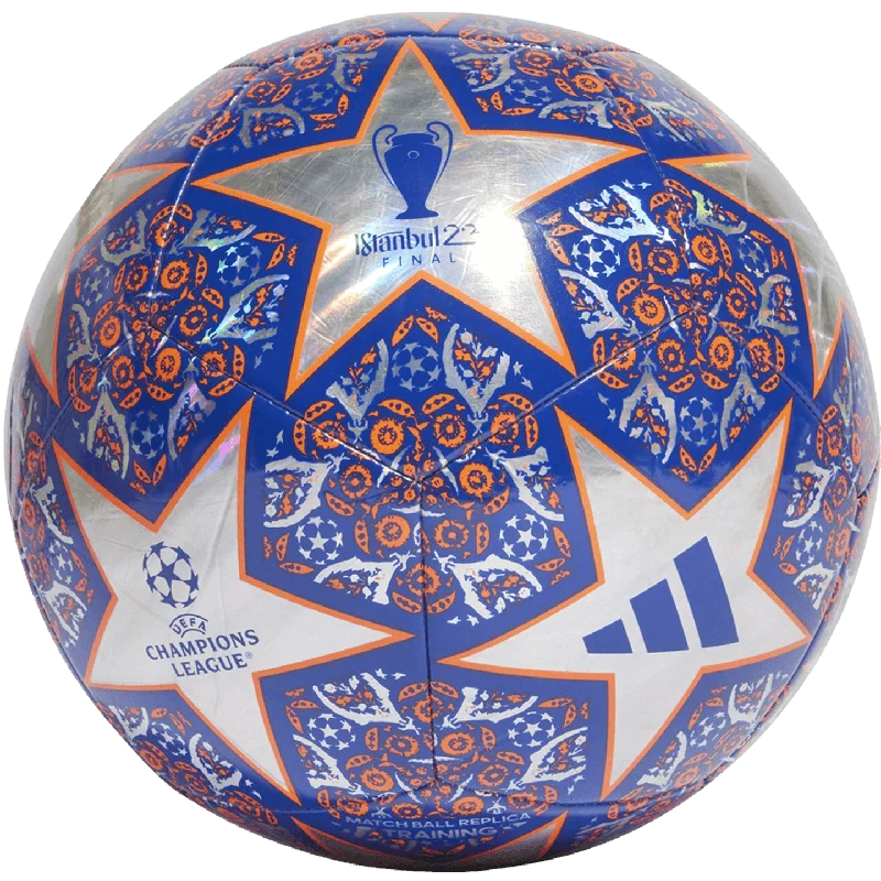 Football With Smooth Roll-Adidas UCL Istanbul Training Hologram Foil Soccer Ball