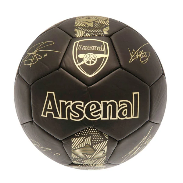 Football With Punter Feel-Arsenal FC Skill Ball - Signature Gold