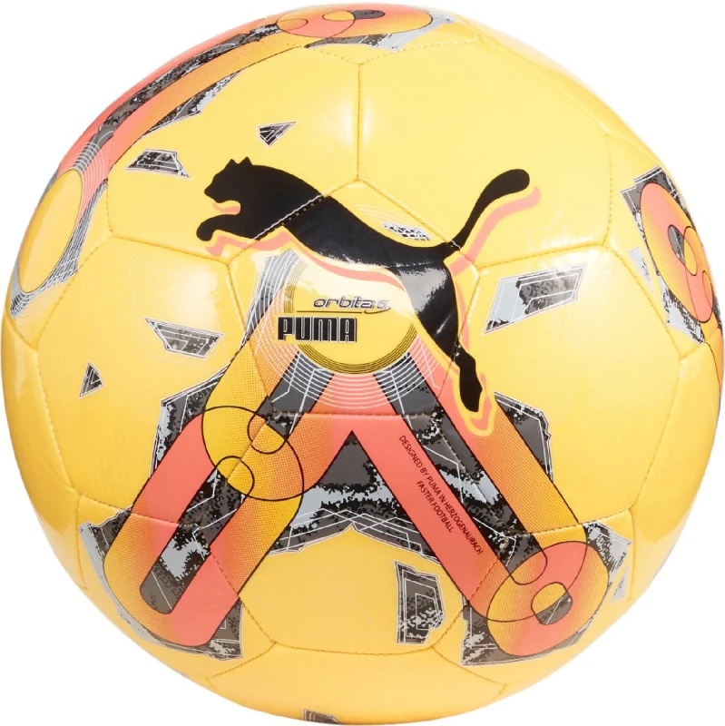 Football For Retro Fans-Ball Puma Orbita 6 MS orange/black