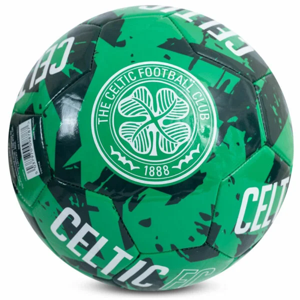 Football With Neon Colors-Celtic FC Graffiti Football