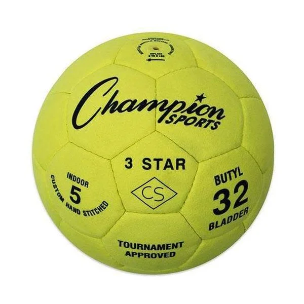 Football With Best Sellers-Champion Sports Size 5 Three Star Indoor Soccer Ball 3STAR5