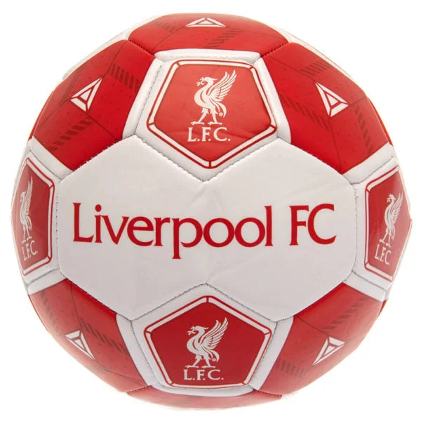 Football With Leather Finish-Liverpool FC Football Size 3