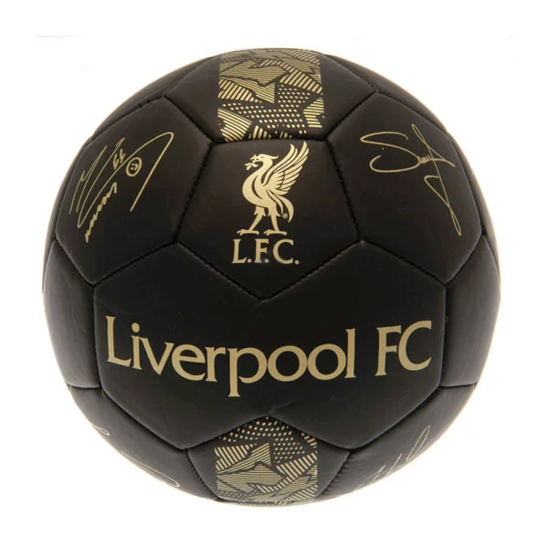 Football For Turf Fields-Liverpool FC Skill Ball - Signature Gold