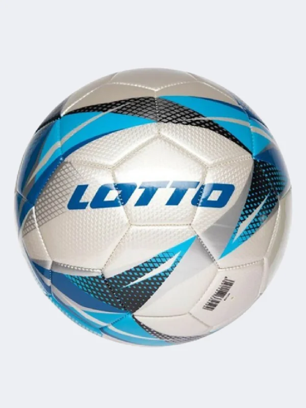 Football In White-Lotto Fb 900 Men Football Ball White/Blue/Grey