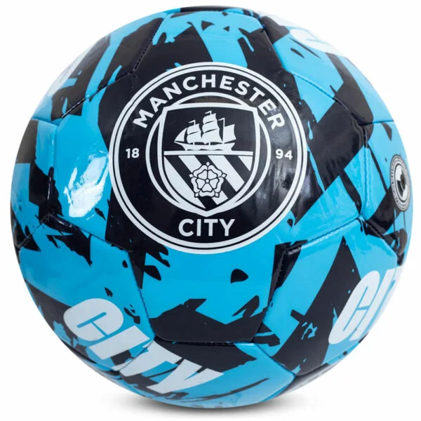 Football With Reflective Strips-Manchester City FC Graffiti Football