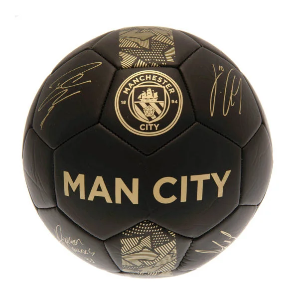 Football For Influencer Picks-Manchester City FC Skill Ball - Signature Gold